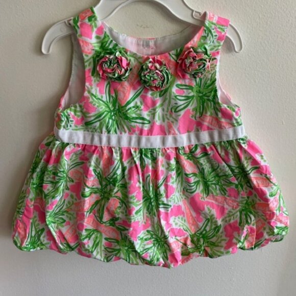 Lilly Pulitzer Other - LILLY PULITZER Nibbles Carrot Bubble Dress 3-6 Months